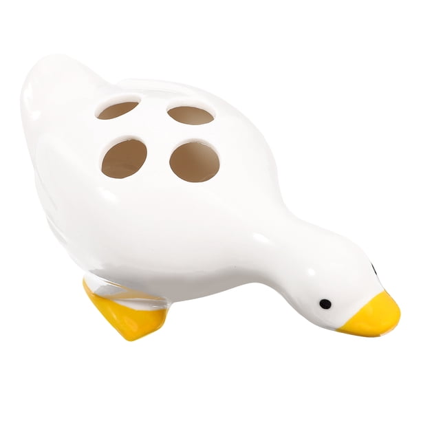Lindo soporte para cepillo de dientes con forma de pato de dibujos animados, soporte para cepillo de dientes de animales para tocador
