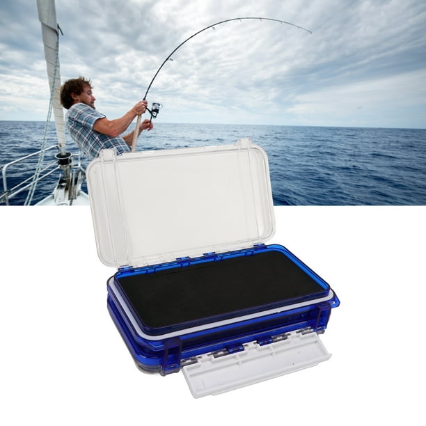 Fishing Tackle Storage Trays, Firm Closure Double Layer Fishing Lure Box  For Sequins For Outdoor 