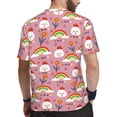 thumbnail image 2 of Wukai Cartoon Chicken Print Men's Short-Sleeved Mesh T-Shirt,Quick-Dry Short Sleeve Workout T-Shirt-4X-Large, 2 of 8
