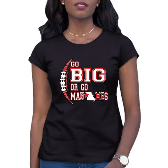 Womens Go Big Or Go Home City Of Kansas City Pride T-Shirt
