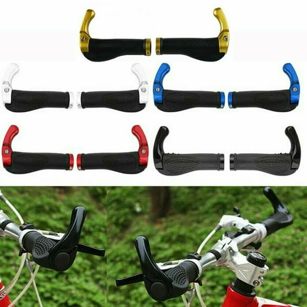 Mountain Bike Handlebar Cover Handle Grip Bar Rubber Horn Bicycle Grips