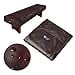 thumbnail image 3 of GSE 9' Heavy-Duty Leatherette Shuffleboard Table Cover for Shuffleboard Table Accessories(Brown), 3 of 4