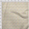 thumbnail image 4 of oneOone Viscose Chiffon Yellow Fabric Text Sewing Material Print Fabric By The Yard 42 Inch Wide, 4 of 5