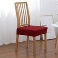 Smiry Waterproof Chair Seat Covers, Stretch Jacquard Chair Covers for Dining Room Chairs Set of