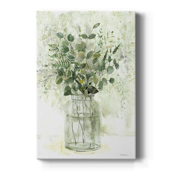 Delicate Greenery II Premium Gallery Wrapped Canvas - Ready to Hang
