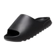 thumbnail image 2 of Zapatillas de verano, zapatillas de playa, sandalias de punta abierta de EVA, suela gruesa, cómodos zapatos deslizantes de suelo suave, zapatillas de Negro 44 a 45 Salvador Zapatillas de estar por casa, 2 of 10