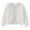 White, variant on Girls Long Sleeve Cute Bolero Cardigan Toddlers 18M-6T Button Closure Knitted Shrug Soft Cropped Sweaters Tops (18 Months, White)