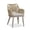 Champagne, variant on PURPLE LEAF 9 Pieces Patio Dining Set, Rectangular Aluminum Outdoor Table and 8 Wicker Chairs with Cushions for Garden Kitchen and Porch, Champagne