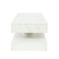 thumbnail image 5 of Noble House Nadia 39.4" LED Coffee Table, RGB Remote Lighting, Drawer Storage, Wooden Living Room Furniture, White, 5 of 10