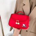 thumbnail image 1 of Hello Kitty-bolsa de cosméticos Kawaii Sanrios Anime de gran capacidad, bolso de viaje portátil de alta gama, almacenamiento para el cuidado de la piel, novedad de 2022 Fivean unisex, 1 of 2