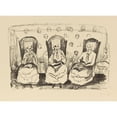 thumbnail image 3 of Edvard Munch 14x11 Black Modern Framed Museum Art Print Titled - Three Old Women (1922), 3 of 5