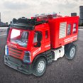 thumbnail image 1 of Lubelski Toy Fire Truck 4WD Real Function ABS 1:64 Realistic Fire Truck Rescue Engine with Light for Toddler, 1 of 8