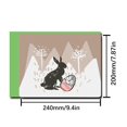 thumbnail image 5 of WREESH Happy Easter Personalized Mouse Pad Keyboard Pad Writing Pad Desk Pad, 5 of 5