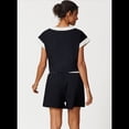 thumbnail image 4 of Pantalones Cortos Deportivos de Yoga y Danza para Mujer, de Verano, para Ciclismo, Senderismo, Color Negro, Talla L, 4 of 7