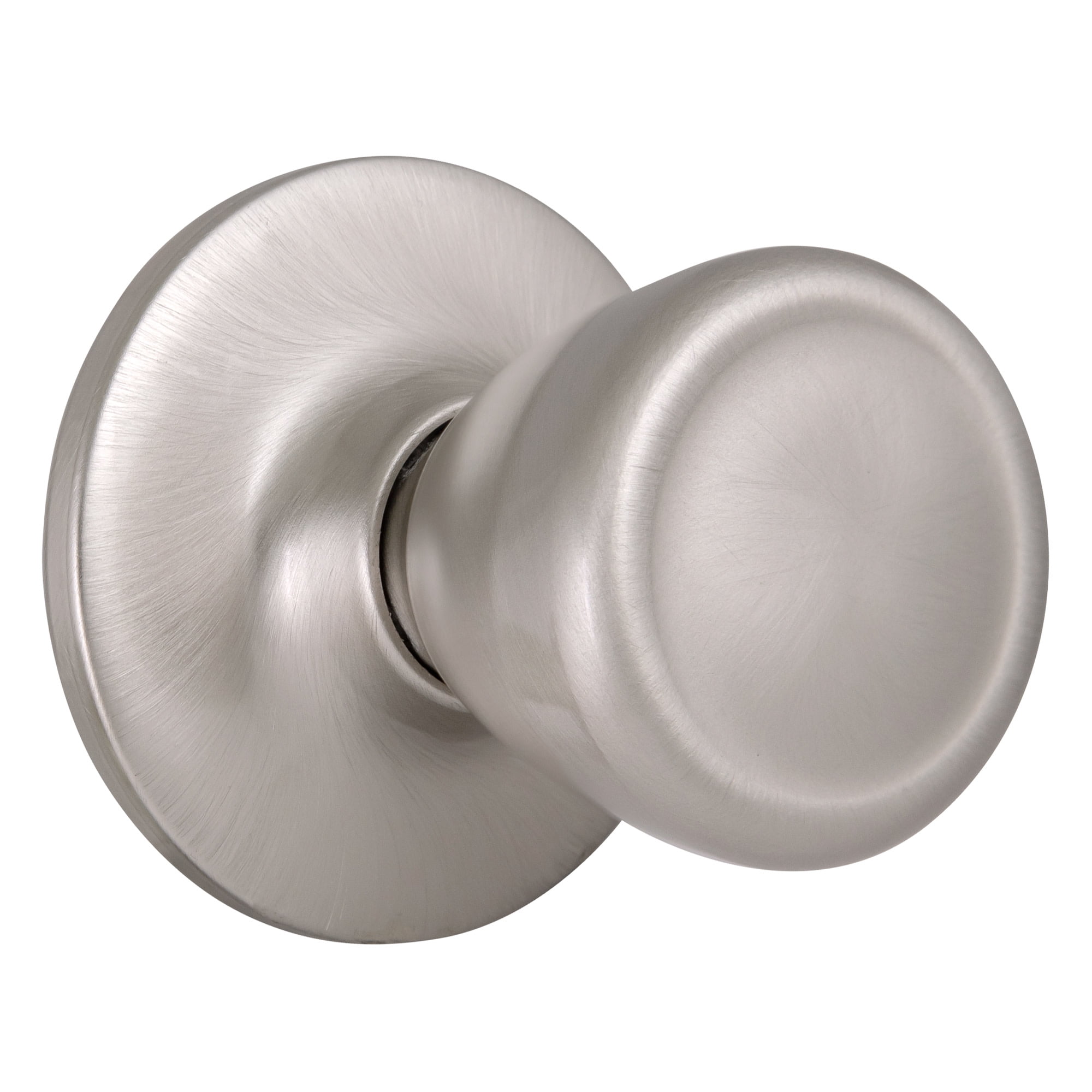 Design House Tulip Non-Locking Passage Hall and Closet Door Knob, Satin Nickel