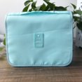 thumbnail image 1 of Bolsa de lavado con gancho de sarga, bolsa de cosméticos, estilo coreano, impermeable, bolsa de almacenamiento de gran capacidad, portátil, para hombres y mujeres, para viajes de negocios, 1 of 6
