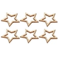 thumbnail image 1 of Piezas De Madera En Forma De Estrella, Hermosa Decoración De Estrella Hueca De Madera De 100 Piezas Para Cafetería, 1 of 7