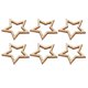 thumbnail image 1 of Piezas De Madera En Forma De Estrella, Decoración De Estrella Hueca De Madera, Exquisitas Manualidades De Bricolaje, 100 Piezas De Textura Excepcional Para Cafetería, 1 of 7