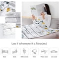 thumbnail image 6 of Truck Daisy Flower Throw Blanket 40" x 50", Lightweight Soft Bed Blanket for Bedroom Living Rooms, Cozy Fleece Comfy Microfiber Throw Blankets for Couch Sofa, Wild Floral Fresh Design Farmhouse Plank, 6 of 6