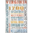 thumbnail image 4 of Virginia, Rustic Typography (1000 Piece Puzzle, Size 19x27, Challenging Jigsaw Puzzle for Adults and Family, Made in USA), 4 of 4