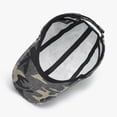 thumbnail image 3 of Lispipm Unisex Camo Baseball Caps Womens Mens Adjustable Hat Outdoor Sports Trucker Hats Low Profile Denims Cap Black, 3 of 4