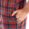 thumbnail image 3 of Pijama para Hombre Fruit of the Loom a Cuadros Rojos 2XL, 3 of 6