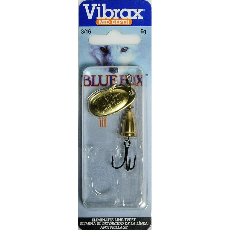 Blue Fox Whiptail Spinner Kit Size 2 Assorted Colors 1/4oz