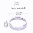 thumbnail image 4 of Portable Air Conditioning Exhaust Hose Connector Window Plate Exhaust Hose Connector Duct Adapter Part, 4 of 7