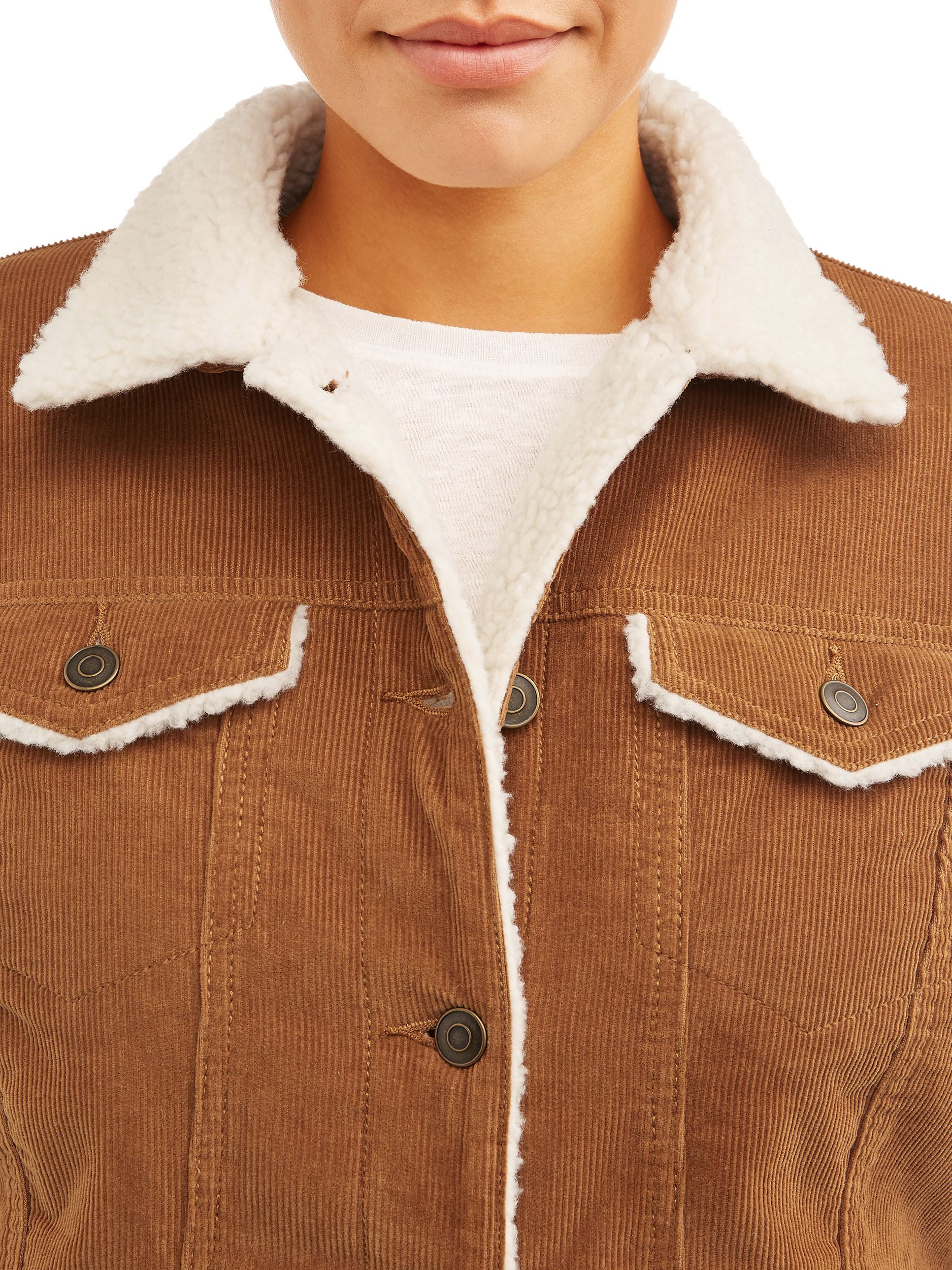 Time and Tru Women's Corduroy Jacket 