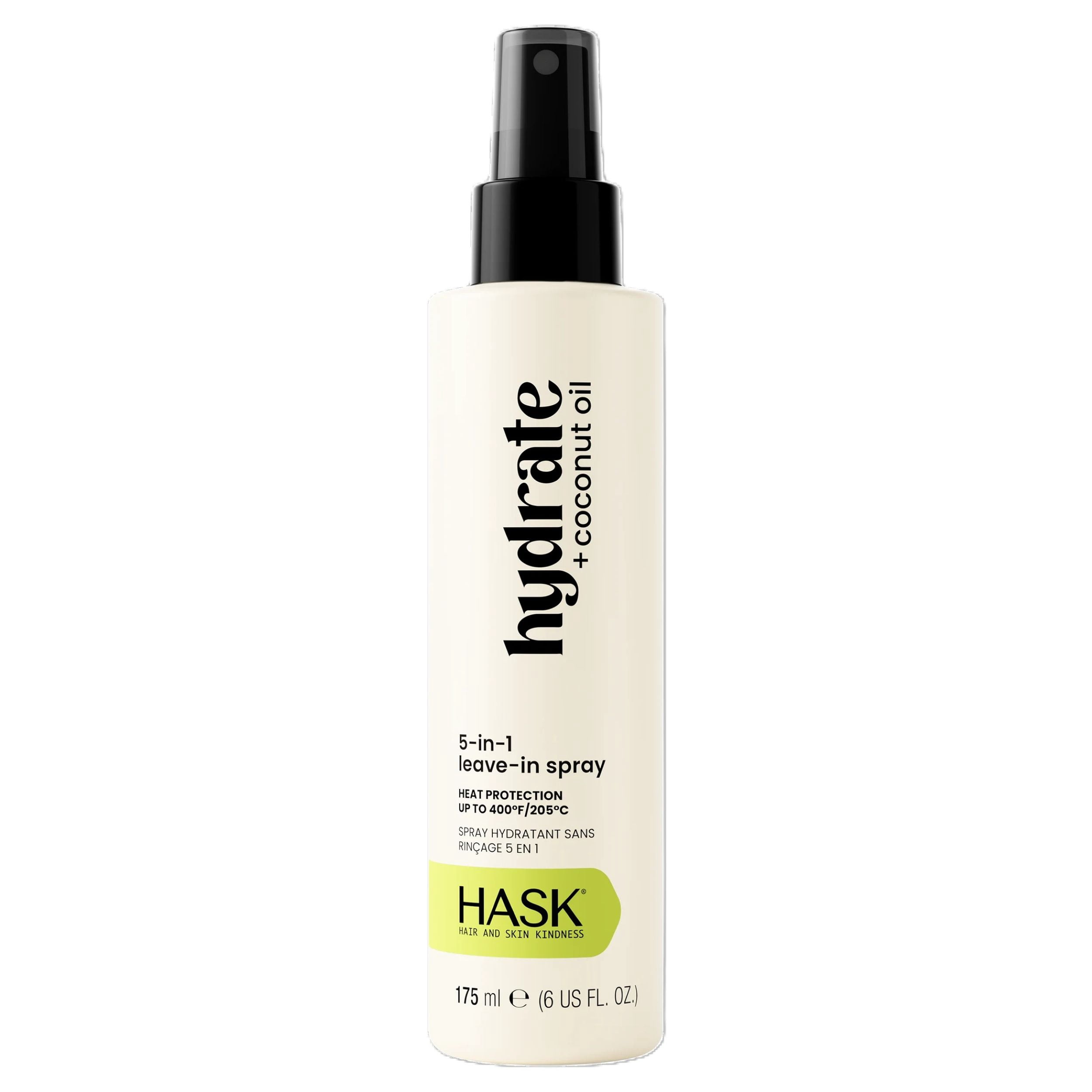 (6 pack) Hask Coconut Oil Nourishing 5-in-1 Leave-In Spray, 6 fl oz