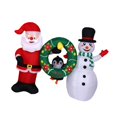 thumbnail image 3 of Decoración navideña inflable para exteriores, suministros para fiestas navideñas, iluminación LED incorporada para patio trasero, jardín o césped., 3 of 7