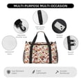 thumbnail image 4 of Balery Cooking Bbq Bolsa de Gimnasio para Mujeres, Bolsa de Viaje con Bolsillo Húmedo, Bolsa de Fin de Semana para Mujeres, Bolsa de Viaje Resistente al Agua, 4 of 7