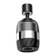 thumbnail image 3 of Grifo giratorio extensible de repuesto para ahorro de agua, accesorio fácil de instalar, rosca de 1/2'' para fregadero de cocina doméstico y Negro, 3 of 8