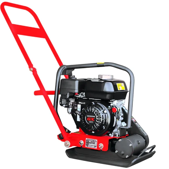 5.5 HP Vibratory Plate Compactor Tamper for Dirt, Asphalt, Gravel, Soil Compaction Powered by Honda GX160 Engine
