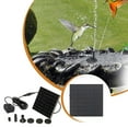 thumbnail image 3 of Solar-Powered Water Pump Kit, Complete Set with Multiple Nozzles for Bird Baths, Garden Fountains, Outdoor Landscape Decor, 3 of 7