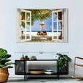 thumbnail image 7 of Elephant Stock Beach Window Wall Art - Horizontal Canvas Wall Art - Living Room Wall Decor - Beach Canvas - Beige And Brown Decor - 48" x 32", 7 of 7