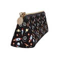 thumbnail image 2 of Xecao Space Rocket Print Leather Pencil Case -Stationery Bag Pen Holder for Work & Office, 2 of 5