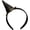 Black, variant on Slccxzc Mini Witch Hat Headband Novelty Hair Clasp Party Headpiece for Halloween Party (Black)