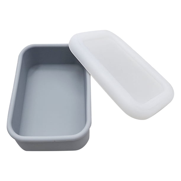 Precio reducido por tiempo limitado!Caja de almacenamiento de silicona, accesorios para acampar, accesorios para el almuerzo, suministros para el almuerzo, caja de almacenamiento portátil de silicona