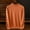 Orange, variant on Sweaters for Men Mock Neck Solid Knit Sweater Long Sleeve Soft Basic Pullover Sweater for Fall Winter Slim Fits Layering Wear