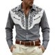 thumbnail image 1 of Camisetas de Navidad de Manga Larga para Hombre Camiseta de Manga Larga Casual de Moda para el Otoño Invierno Al Aire Libre Diario, 1 of 4