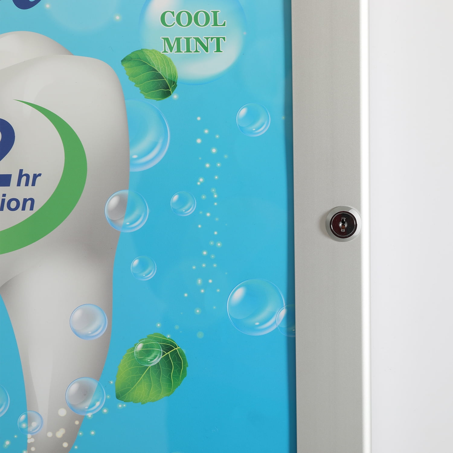 M&T Displays Enclosed Lockable Sealed Poster Showboard 36x48 Inches Silver Aluminum Noticeboard Bulletin Board For Office School Classroom Hospital Commercial Use