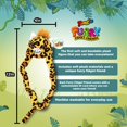 thumbnail image 2 of Juguete inquieto TANGLE Furry Fidget Friends Wisdom The Leopard, 2 of 9