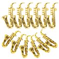 thumbnail image 4 of Miangastore 20Pcs Miniature Saxophone Ornaments Mini Plastic Musical Instrument Model Christmas DIY Instrument Ornament Party Favors, 4 of 8