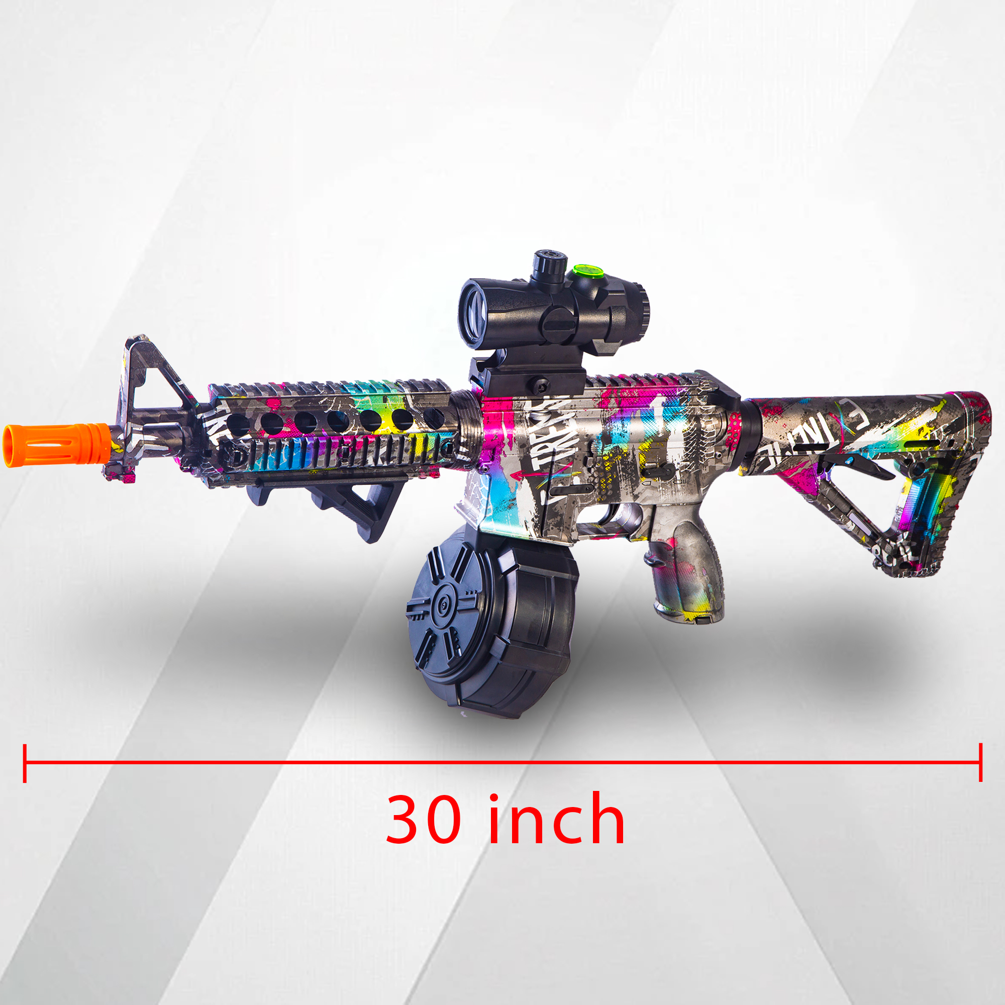EMERBU Large Splatter Gel Ball Blaster with Auto and Manual Modes Outdoor Game for Ages 15+