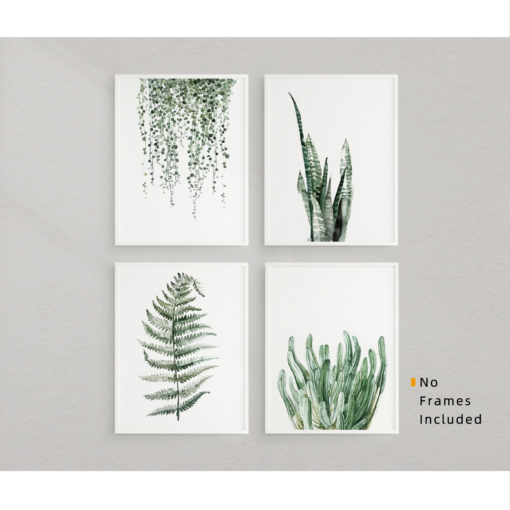 Botanical Prints Posters for Bedroom Aesthetic, Plant Art Print 8x10 Canvas  Poster Unframed Set of 4, Boho Wall Art Sage Green Decor - Walmart.com