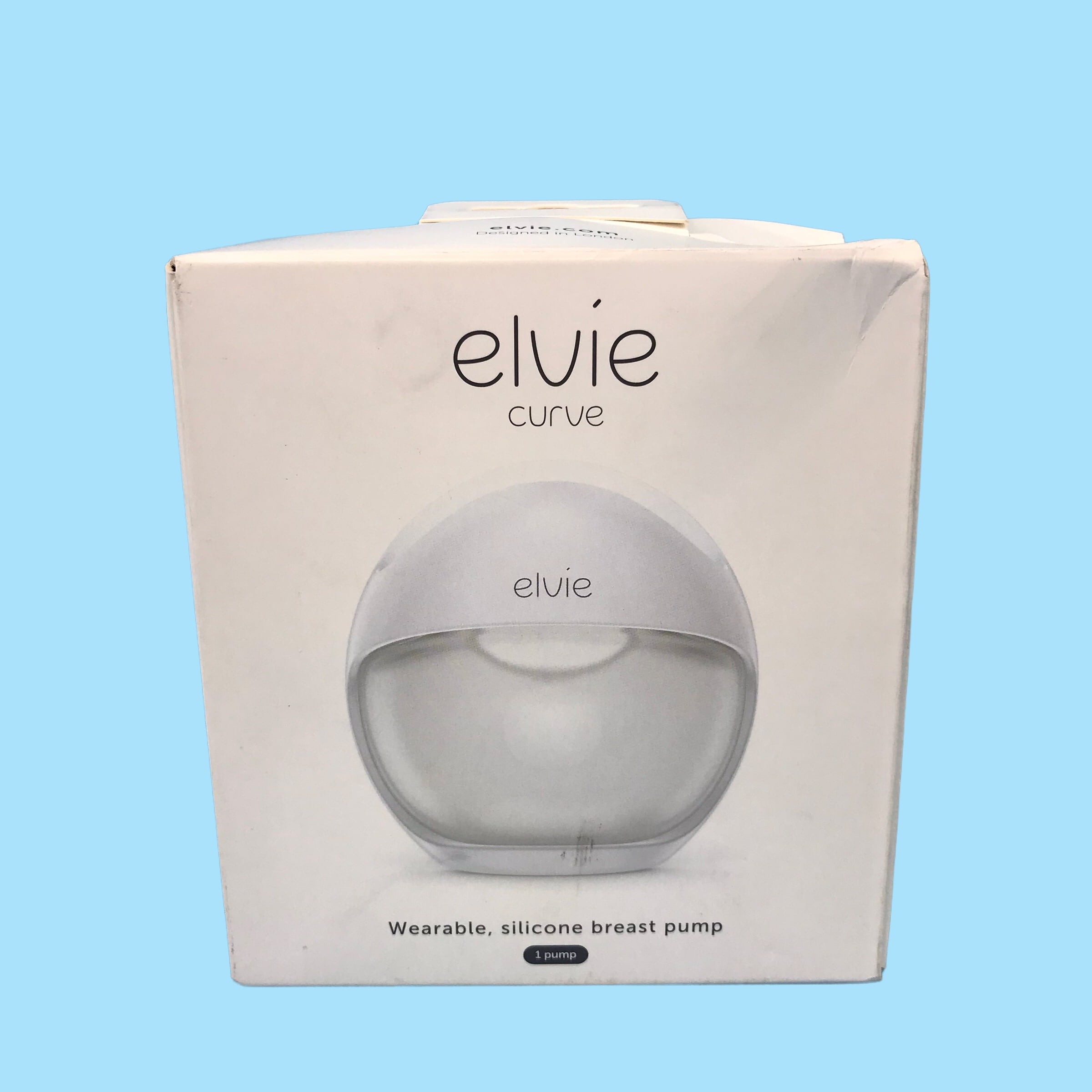 Elvie Curve Wearable, Silicone Breast Pump Easy-to-Use 1 Frame 1 Pouch New  Box