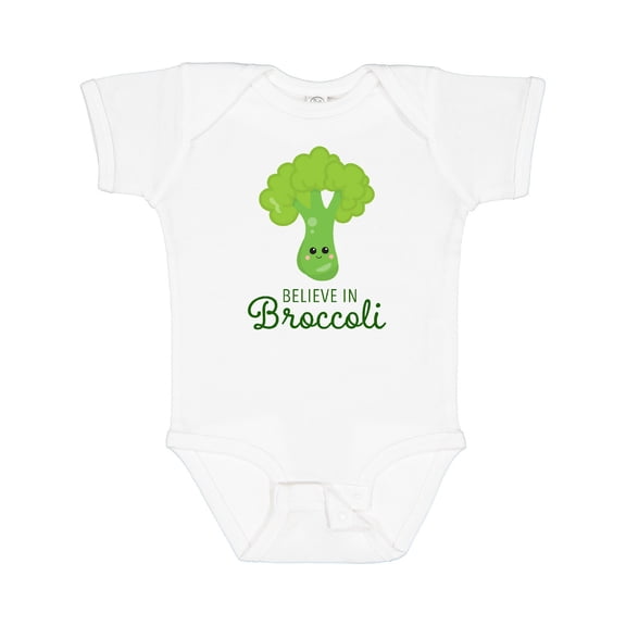 Inktastic Believe in Broccoli Boys or Girls Baby Bodysuit