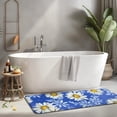 thumbnail image 2 of Blue Daisy Flower Lightblue Petals Pattern Kitchen Rug Mat,Kitchen Runner Rugs Non Skid Washable,Decorative Kitchen Floor Mats for Kitchen,Sink,Laundry,17"x47.2", 2 of 7