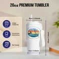 thumbnail image 2 of 3dRose, Echo Lake Beach, Acadia National Park, Maine. Summer Beach Gift, 20oz Tumbler, 2 of 5